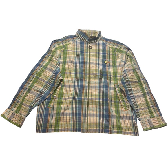 Massive Revolution Men’s Plaid Zip Up Jacket XL NWT $70